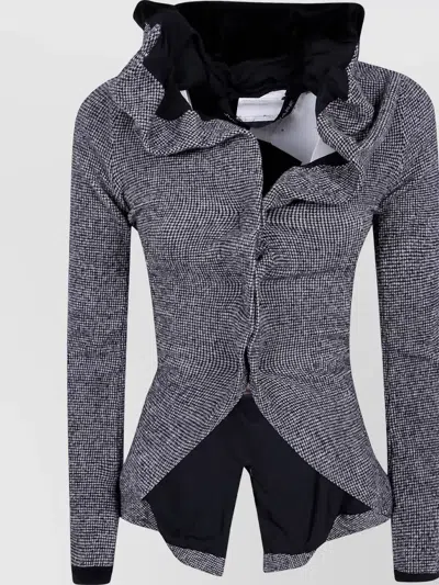 Junya Watanabe Houndstooth Single Breasted Coat