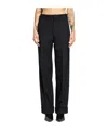 Junya Watanabe Indented Casual Pants In Black