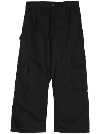 Junya Watanabe Interlock Twill Weave Belt Loops Classic Five Pockets Pants In Black