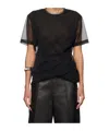 Junya Watanabe Irregular Hem T-shirt In Multi