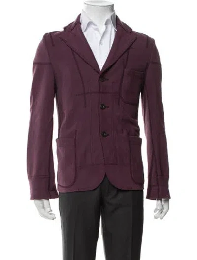 Pre-owned Junya Watanabe Jacket In Burgundy