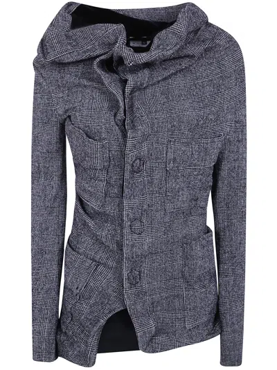Junya Watanabe Jacket Glen Check In Blue