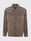 Junya Watanabe Collared Jacket With Long Sleeves And Pockets In Brown