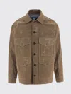 Junya Watanabe Collared Jacket With Long Sleeves And Pockets In Brown