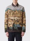 Junya Watanabe Multicolor Jacquard Jacket In Gray