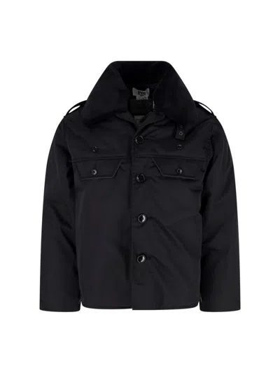 Junya Watanabe Jacke “military Shirt” In Black