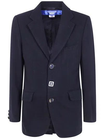 Junya Watanabe Jacket Wool Wash Multi Vintage Button In Blue