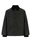 Junya Watanabe Black Canvas Jacket In Black
