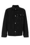 Junya Watanabe Denim X Levis Button-up Shirt For Men In Black