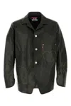 Junya Watanabe X Levis Leather Jacket In Black