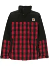 Junya Watanabe Checkered Cotton Jacket In Red