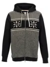 Junya Watanabe Cotton And Wool Hoodie In Black