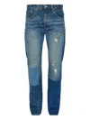 Junya Watanabe Patchwork-design Jeans In Blue