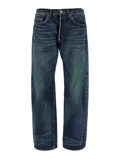 Junya Watanabe Stonewashed Jeans In Blue