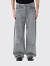 Junya Watanabe Levi's Oversized Denim Trousers In Gray