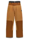 Junya Watanabe Men's Canvas & Denim Patchwork Jeans