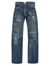 Junya Watanabe Distressed-effect Jeans In Blue