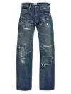 Junya Watanabe Distressed-effect Jeans In Blue