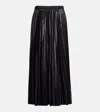 Junya Watanabe Pleated Detail Skirt In Black