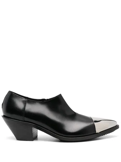 JUNYA WATANABE LADIES` SHOES,JN.K103 BLACK SILVER