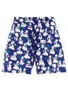 Junya Watanabe X Lousy Livin Cartoon-print Shorts In Blue