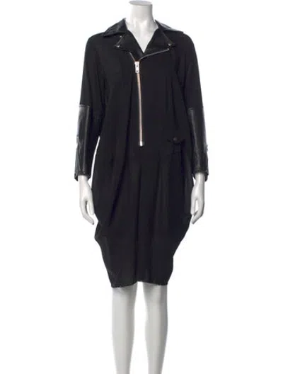 Pre-owned Junya Watanabe Knee-length Dress In Black