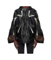 Junya Watanabe Black Komine Protector Faux-leather Jacket In Black