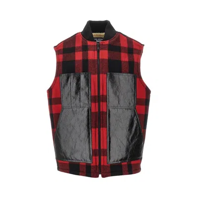 JUNYA WATANABE L VEST WITH CHECK MOTIF