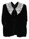 Junya Watanabe Lace Collar Shirt In Black