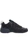 Junya Watanabe Technical Fabric Sneakers With Cage-like Overlay In Black