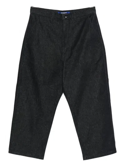 Junya Watanabe Lamé-effect Jeans In Blue