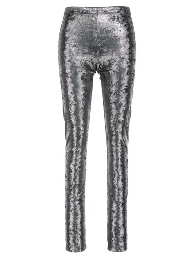 JUNYA WATANABE JUNYA WATANABE LAMÉ EFFECT STRETCH LEGGINGS