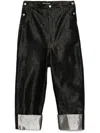 Junya Watanabe Belt Loops Casual Pants In Black