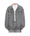 Junya Watanabe Oversized Denim Jacket With Adjustable Back Tabs