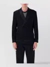 Junya Watanabe Lapel Satin Blazer Formal In Black
