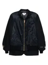 Junya Watanabe Layered Bomber Jacket In Blue