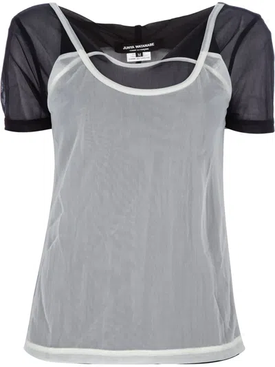 Junya Watanabe Layered Sheer T-shirt In Multi