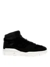 Junya Watanabe High-top Sneakers With Textured Upper And Rubber Sole In White