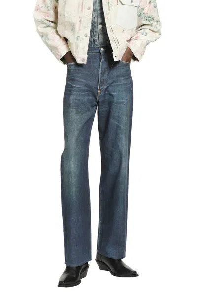 Junya Watanabe Levi's Collaboration 5 Pocket Jeans In Blue