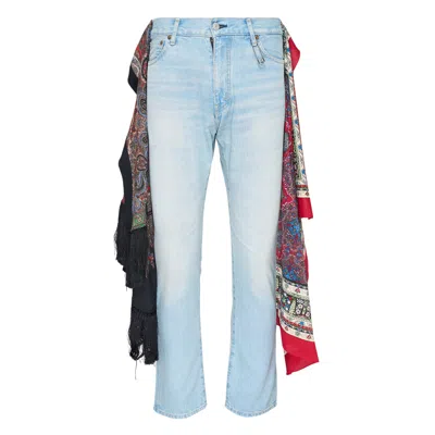 Junya Watanabe Levi's Straight Cut Jeans In Blue