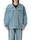 Junya Watanabe Oversized Denim Jacket Long Sleeves In Blue