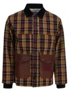 Junya Watanabe Lightweight Check Jacket Jackets And Coats Brown In Brown