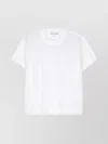 Junya Watanabe Lightweight Open-knit Crewneck Panelled T-shirt