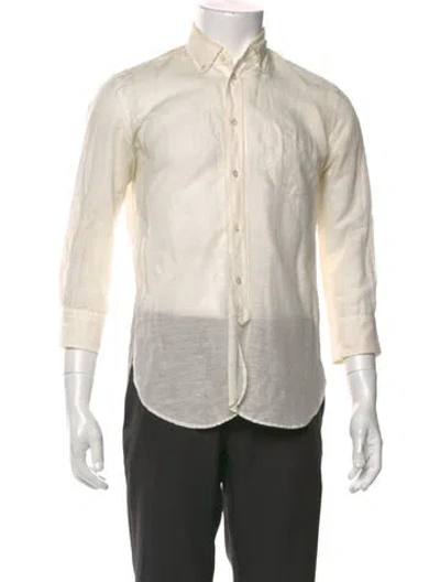 Pre-owned Junya Watanabe Linen Long Sleeve Shirt In Neutral