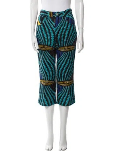 Pre-owned Junya Watanabe Linen Wide Leg Pants In Multi