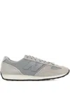 Junya Watanabe Casual Sneakers With Rubber Sole And Mesh Panels In Gray