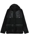 Junya Watanabe Logo-print Hooded Jacket In Black