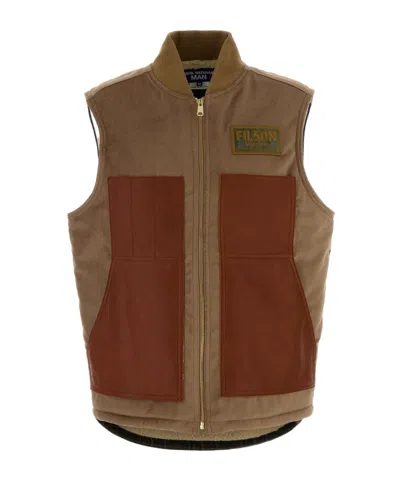 JUNYA WATANABE LOGO ZIP-UP VEST