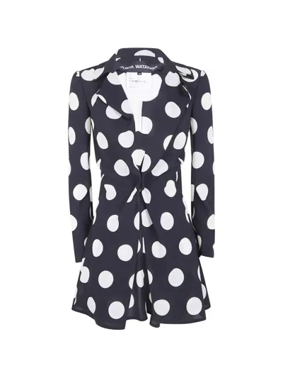 Junya Watanabe Long Blazer Jacket In Black