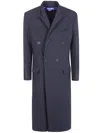 Junya Watanabe Long Coat Polyester In Black